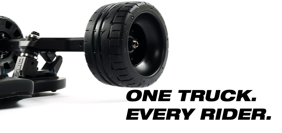 ONSRA BLACK CARVE 4 trucks and hubs – "One truck. Every rider."