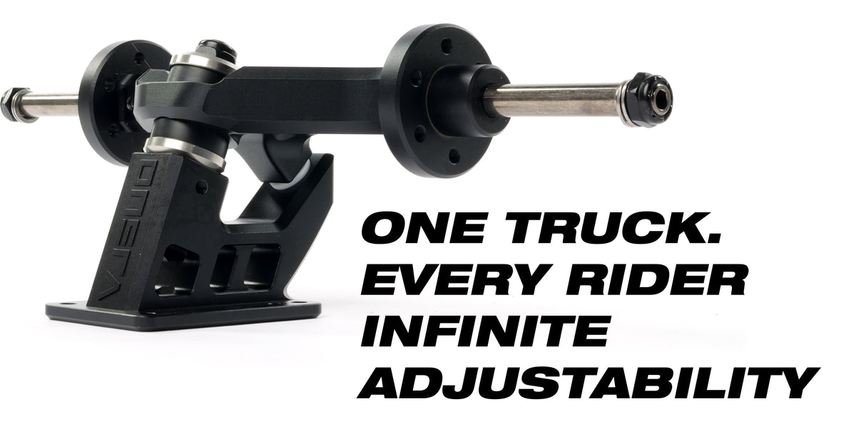 ONSRA adjustable electric skateboard truck – "One truck. Every rider. Infinite adjustability."