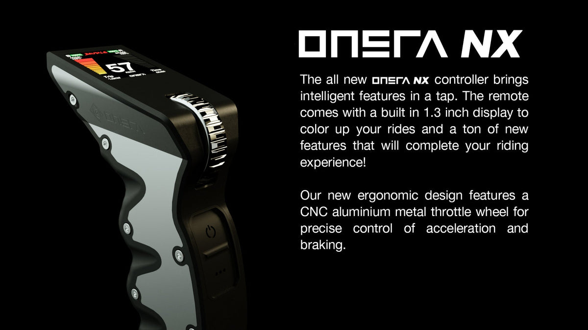 ONSRA NX remote controller with display, explained