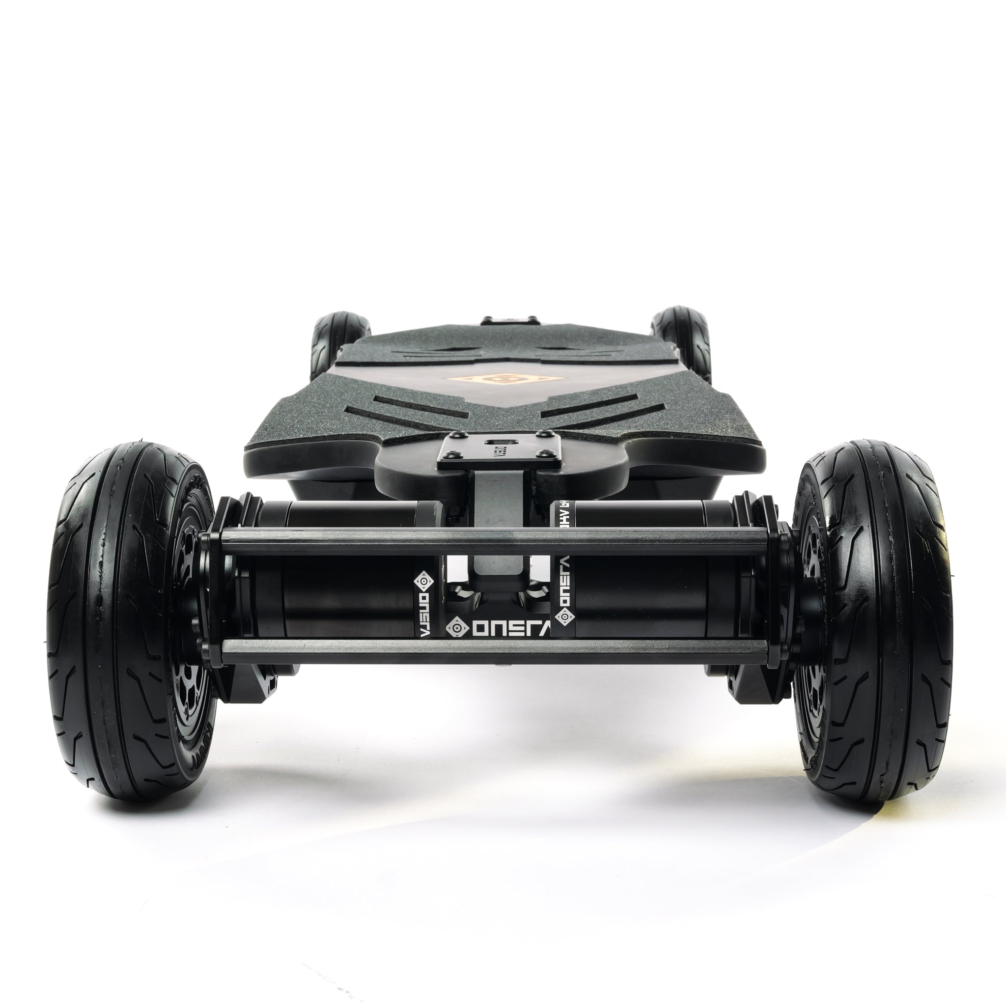ONSRA BLACK Carve 4 electric longboard featuring a flexible bamboo deck, Gear Drive system, powerful 14S battery, precision trucks, and all-terrain wheels, designed for high-performance carving, commuting, and long-range riding.