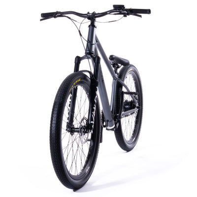 VANDAL electric bike with lightweight chromoly frame, hidden battery, and optional extended range battery for city and off-road riding.