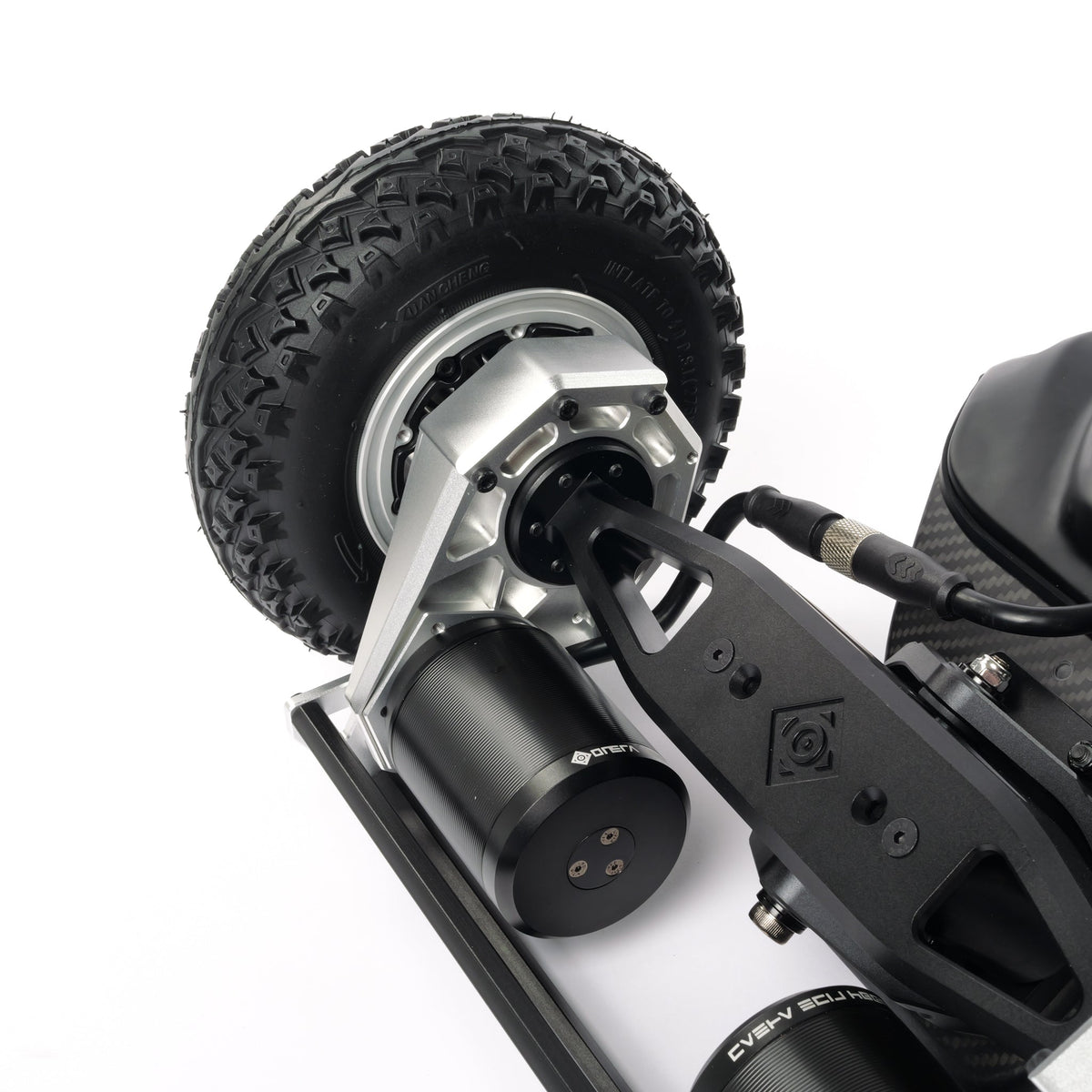 ONSRA VELAR Gear Drive gear drive and motor, side view