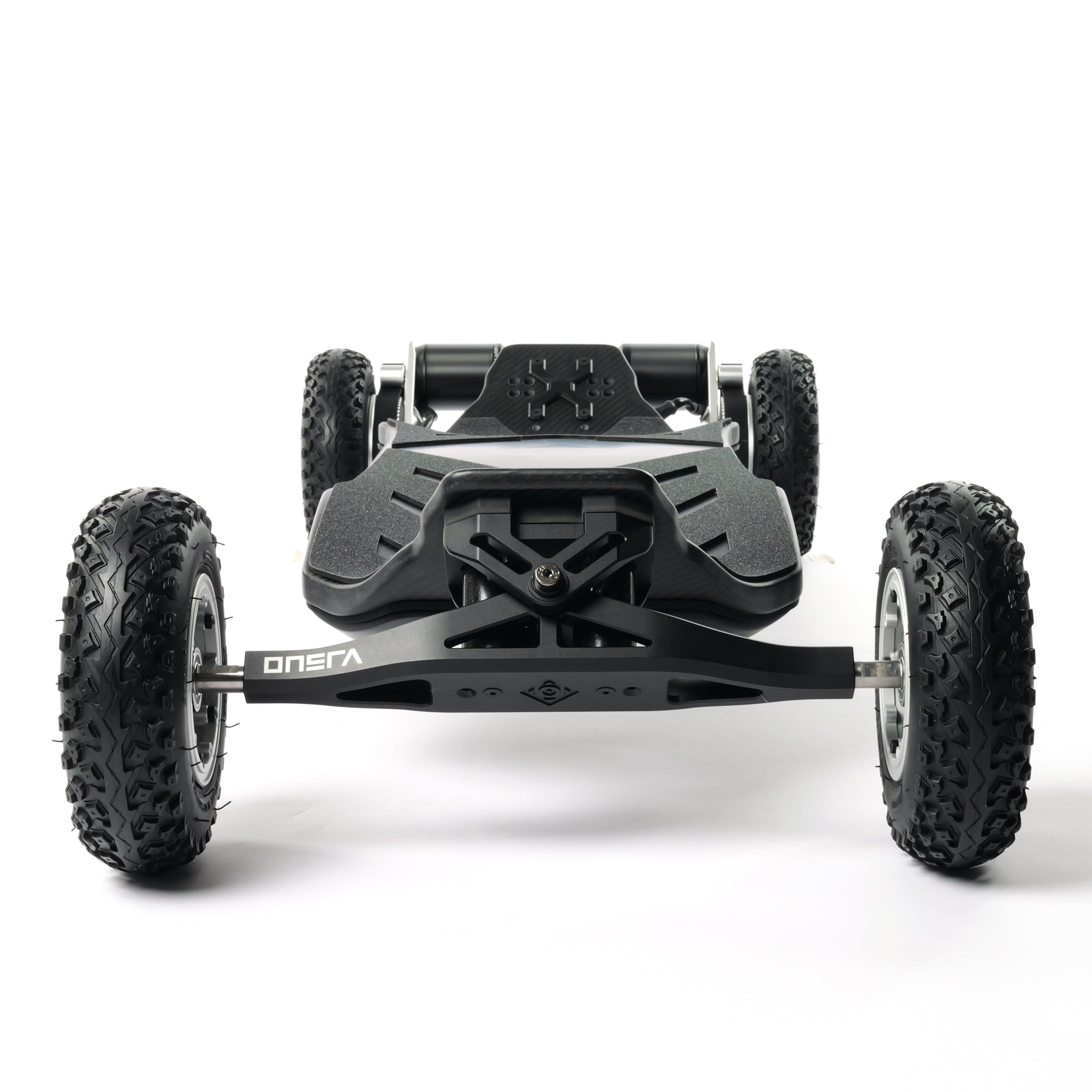 ONSRA VELAR belt drive electric skateboard with large pneumatic wheels