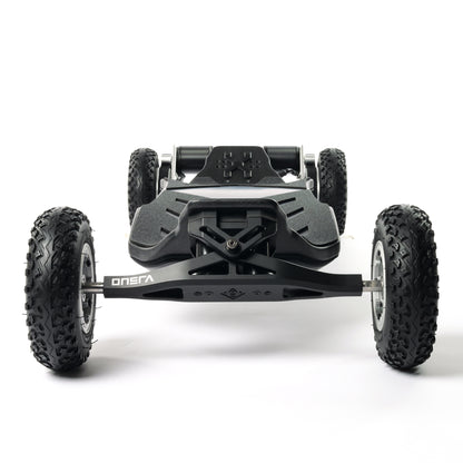 ONSRA VELAR belt drive electric skateboard with large pneumatic wheels