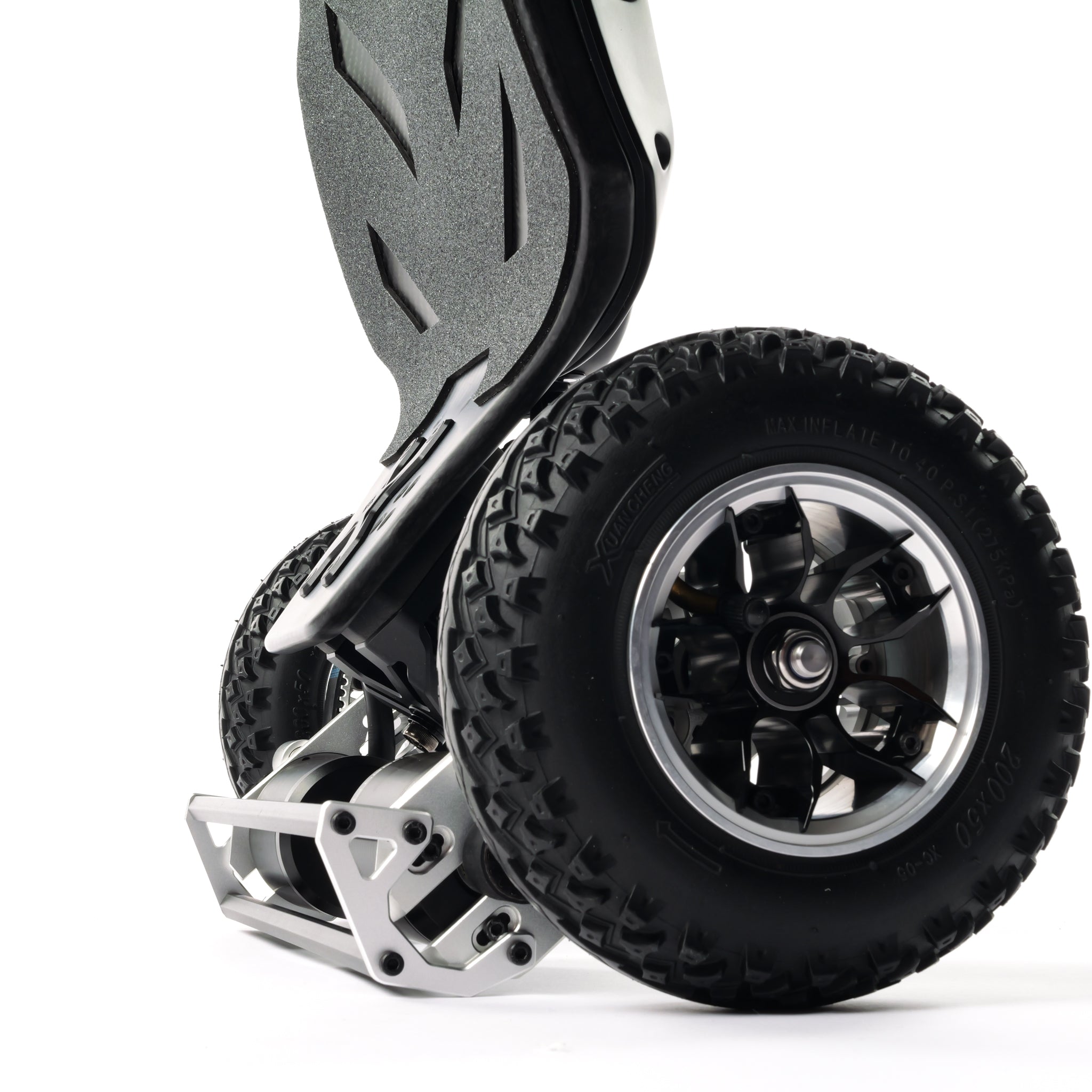 ONSRA VELAR belt drive electric skateboard with large pneumatic wheels
