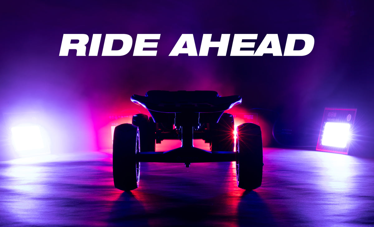 ONSRA Challenger Pro All-Terrain with lights at night – Ride ahead
