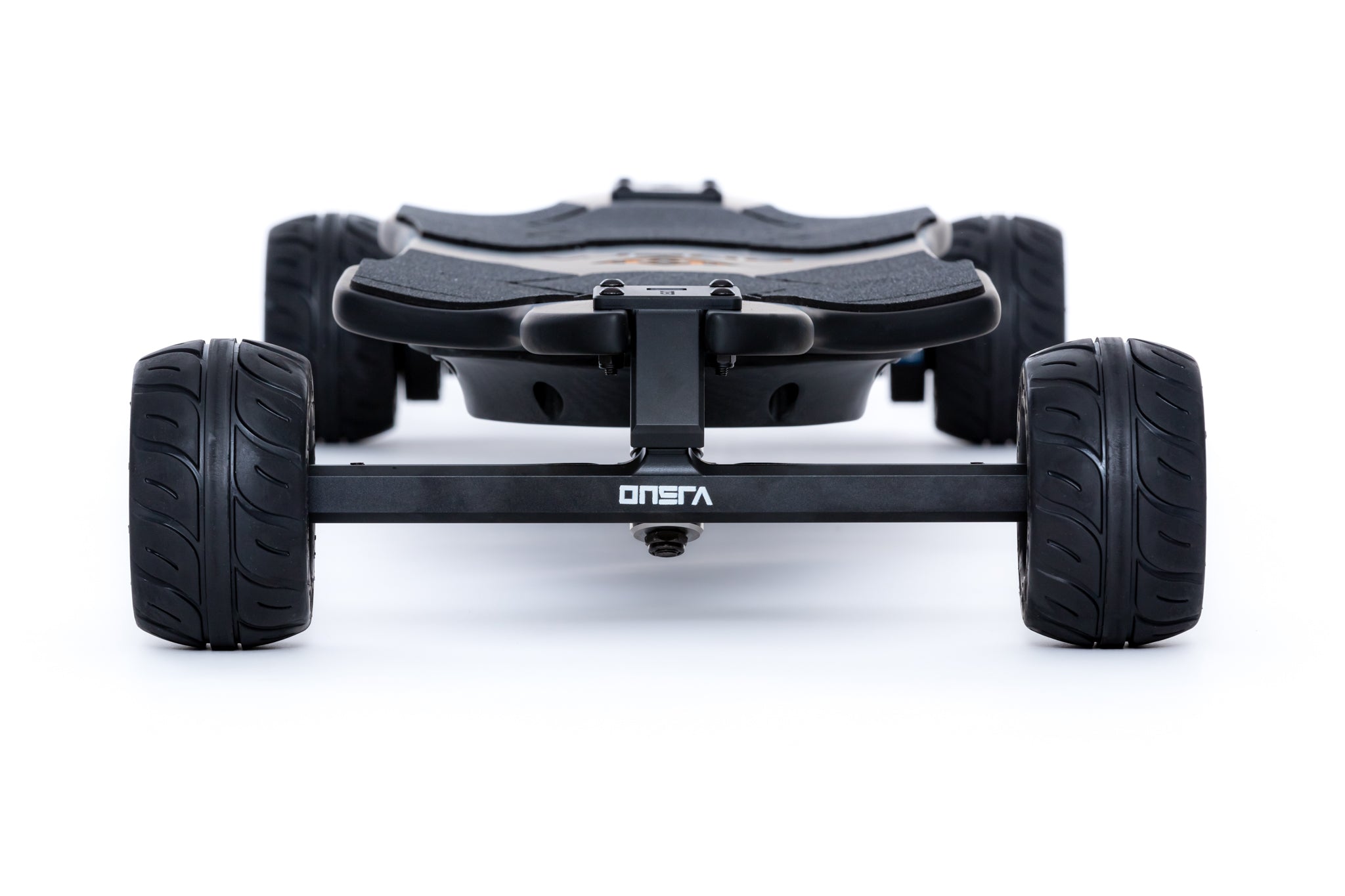 The Onsra Black Carve 3 electric skateboard features a sleek black design with a powerful electric motor, allowing for smooth and effortless cruising. Its durable construction and high-quality components make it a reliable option for both experienced and beginner riders. Its also has an upgraded Remote Control and a top speed of 25mph. 